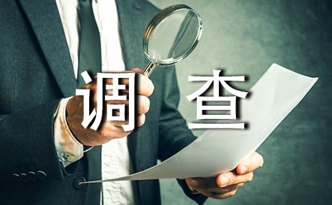 暑假调查报告5篇